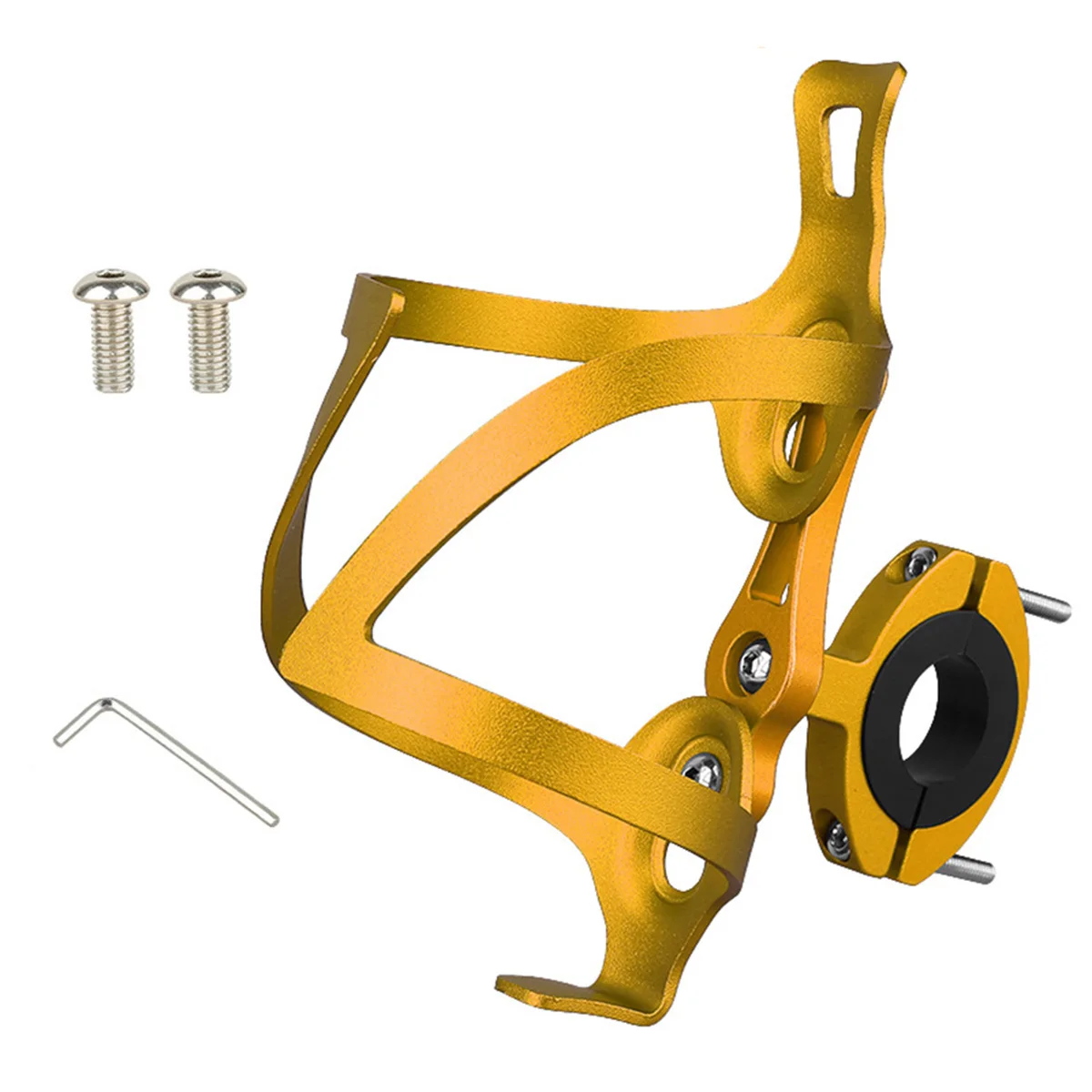 

1Pcs Bike Water Bottle Rack Sturdy Design High Strength Lightweight Cycling Accessories for Bicycles Mountain Bikes Golden