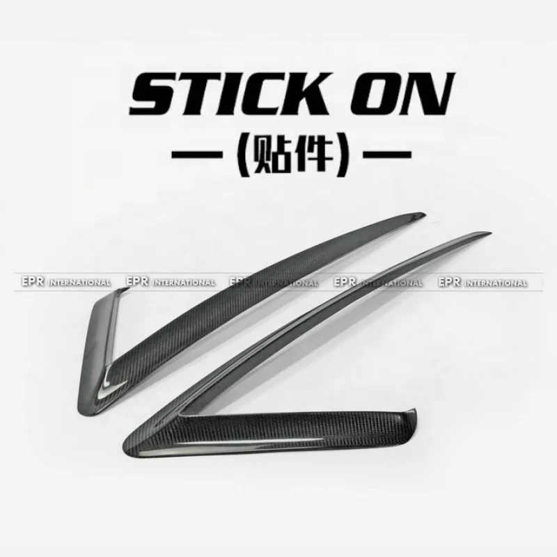 Q50 Q50S EPR AM Q50 غطاء محرك السيارة ذو فتحات تهوية من الكربون