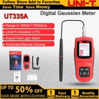 UNI-T UT335A Permanent Magnet Gauss Meter Handheld Digital Tesla Meter Magnetic Flux Meter Surface Magnetic Field 5% Accuracy