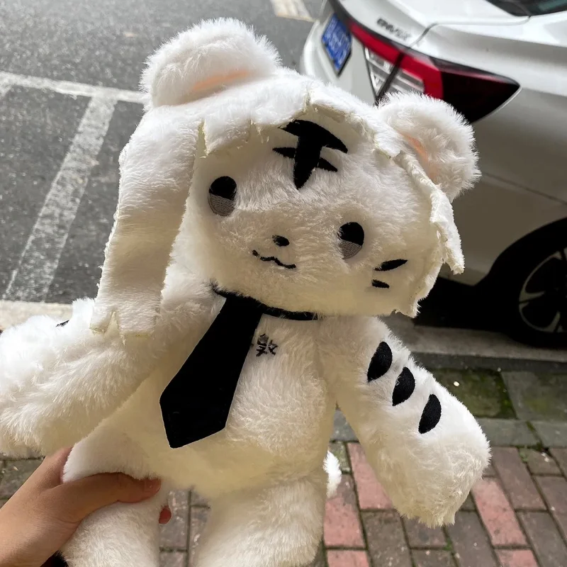 

Bungo Stray Dogs Nakajima Atsushi 40cm Cotton Pillow Cosplay Anime Soft Maumet Kawaii Mascot Originality Birthday Gift Toy