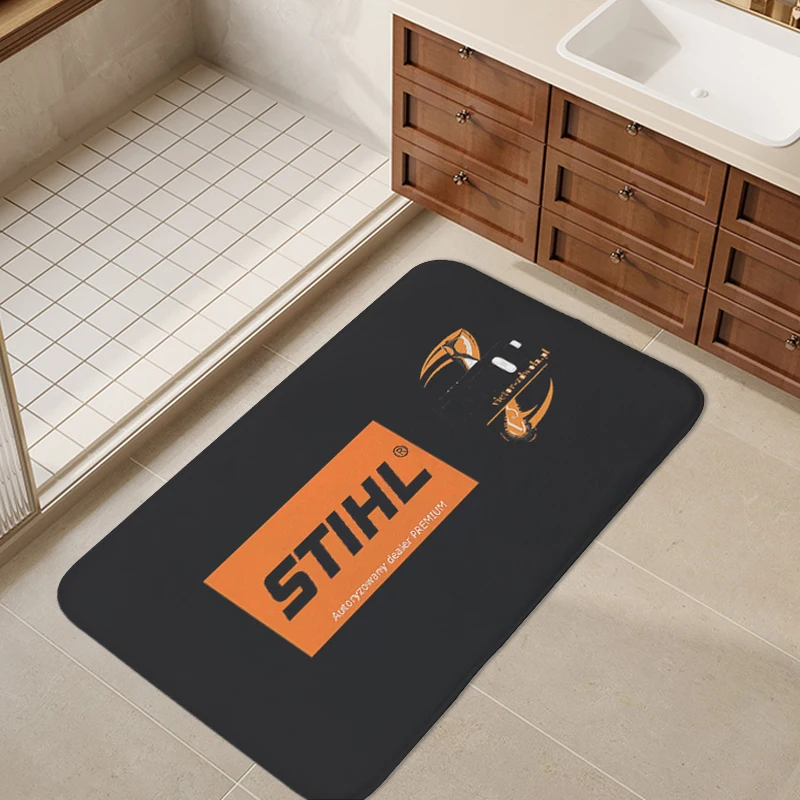 Room Floor Carpet D-Stihl Kitchen Bathroom Porch Foot Mat Non-slip Custom Doormat Entrance Door Balcony Hallway Bedroom Rug Home