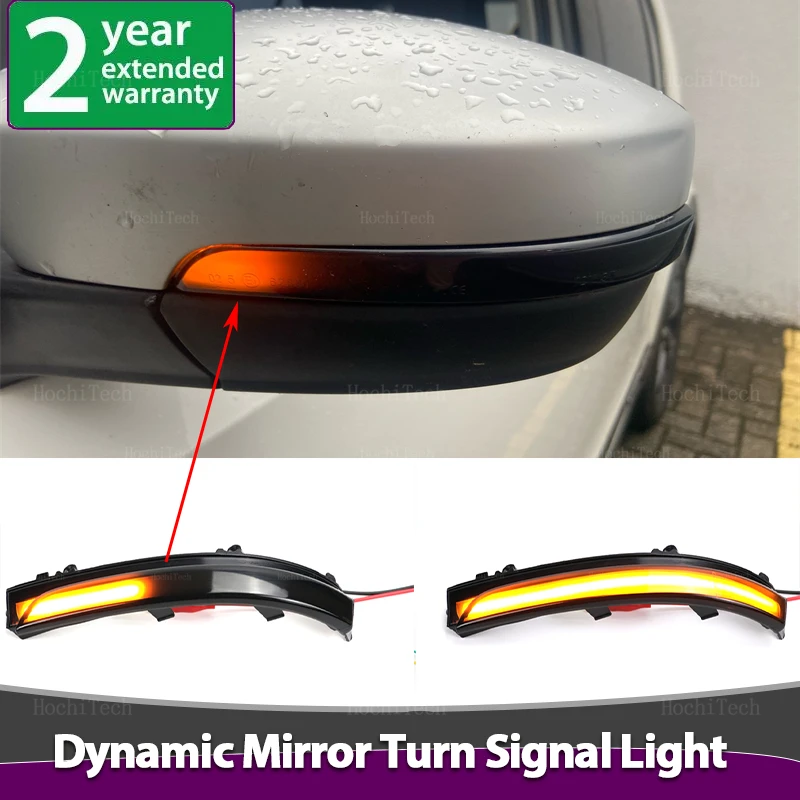 Para VW Volkswagen GOL Saveiro Voyage FOX UP Passat B7 LED espejo lateral dinámico indicador de señal de giro luces secuenciales