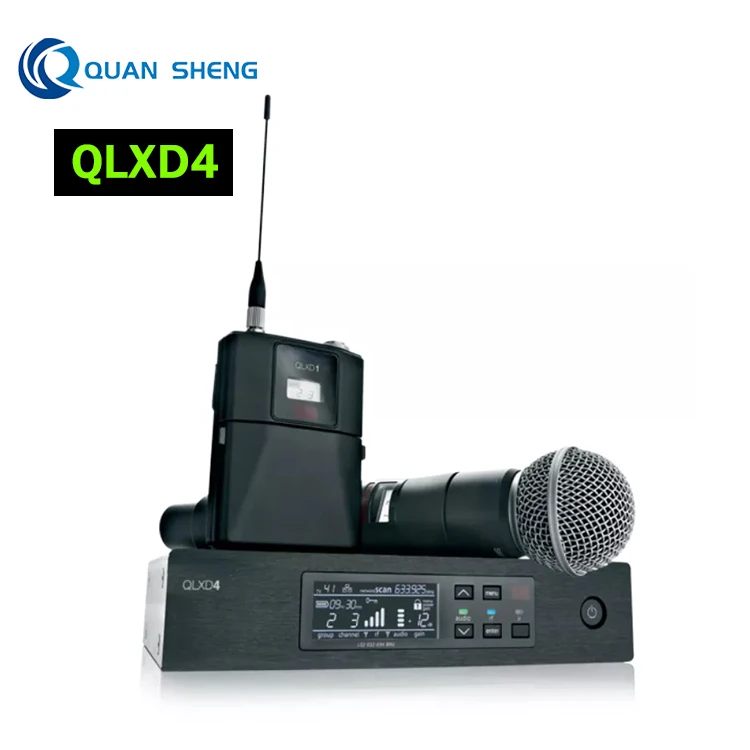 QLXD24/SM58 Digital Wireless Handheld Microphone System SM7B QLXD4 Wireless Microphone