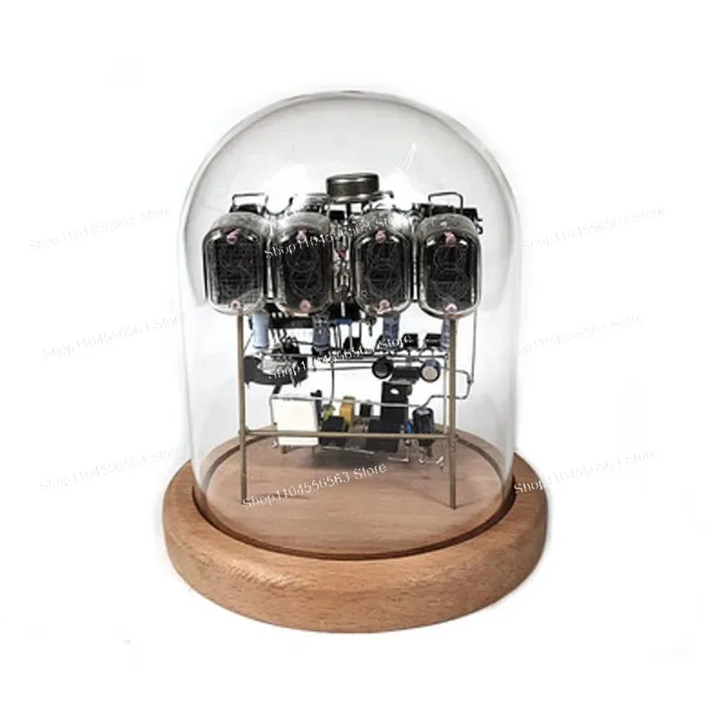 Special IN12 Glow Tube Clock - Punk Handmade Gift, Remote-Controlled Desktop Decoration