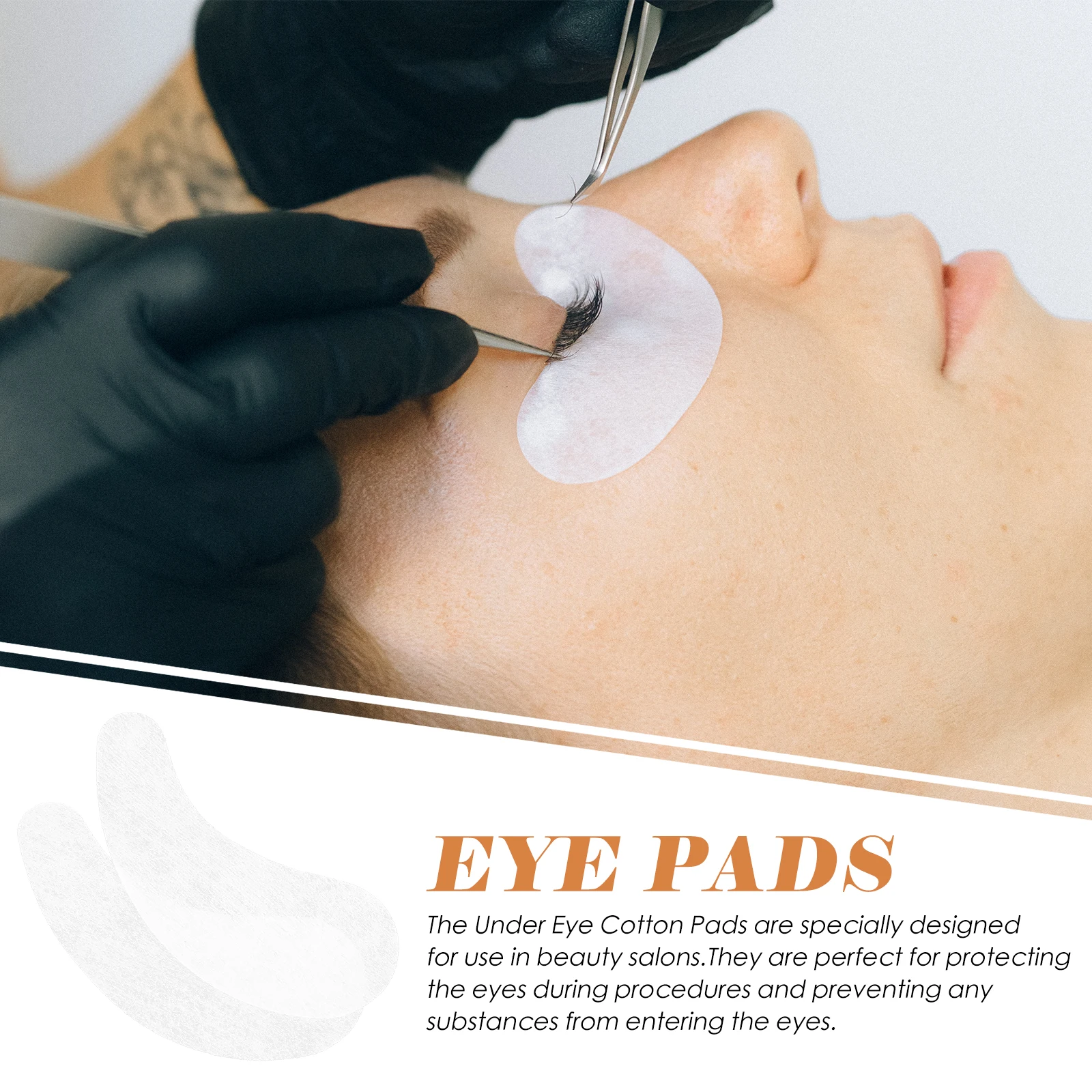 1500 قطعة وسادة قطنية تحت العين لصالون الوشم تحت العين استخدام منصات ماصة مقاومة للماء لاش تمديد لوازم التجميل #6