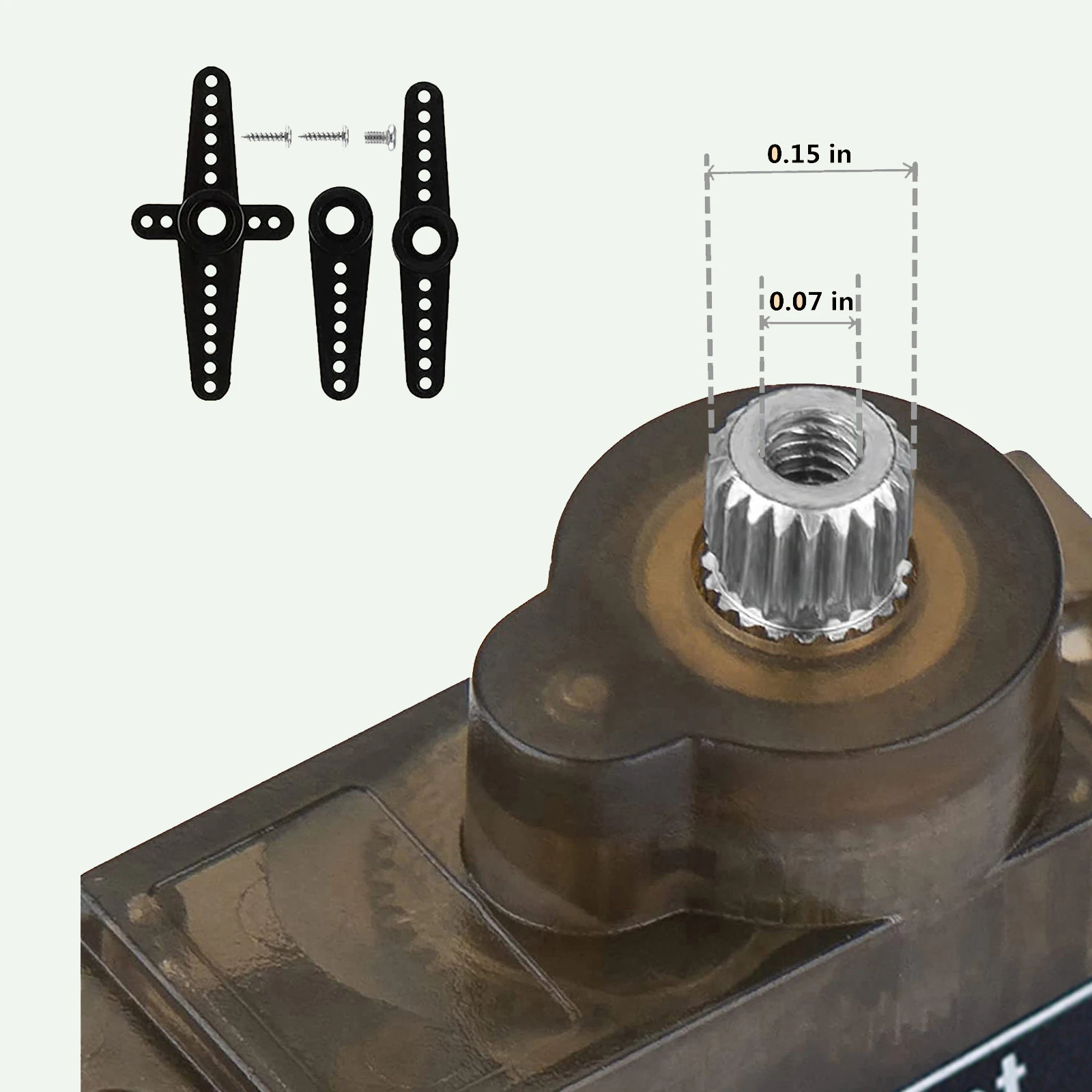 Adeept-Robot inteligente AD002 MG90S para coche, helicóptero, avión y barco, Micro Servo de 9G con engranaje de Metal, 4 unidades