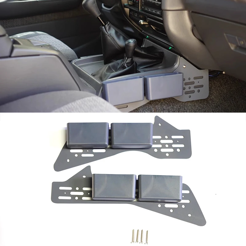 Internal Storage Organization For Toyota Land Cruiser LC80 Storage Box Central Console Modification Accessories