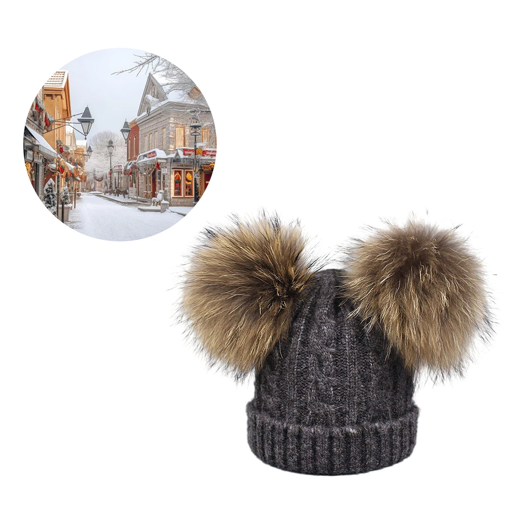 Woolen Warm Winter Hat Soft And Comfortable Wide Application For Childrens Winter Essential Cute