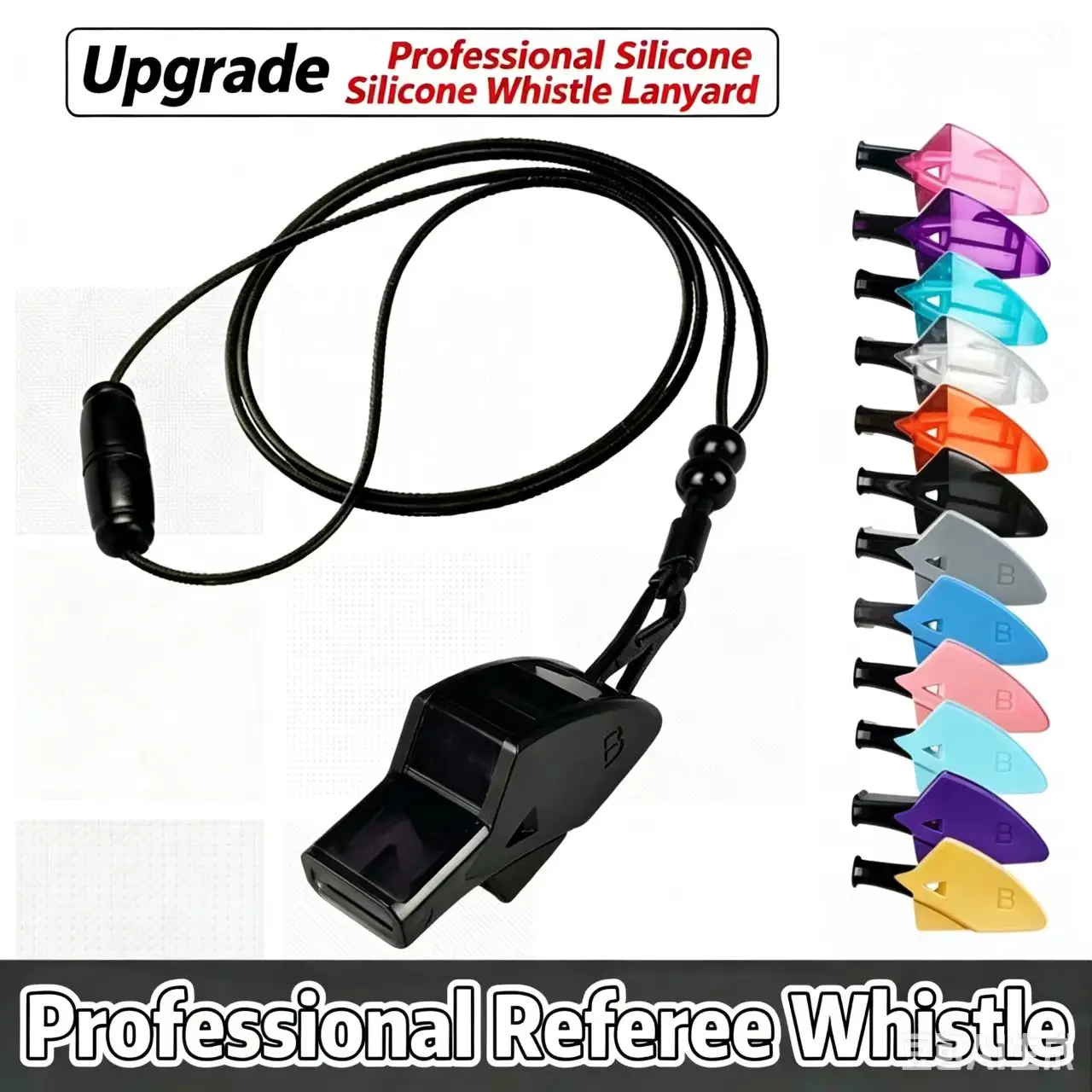 B Eye-catching Stylish Professional Referee Whistle, Dopamine Vibrant Multi Color Sports Whistle, Loud Crisp Sound Whistle