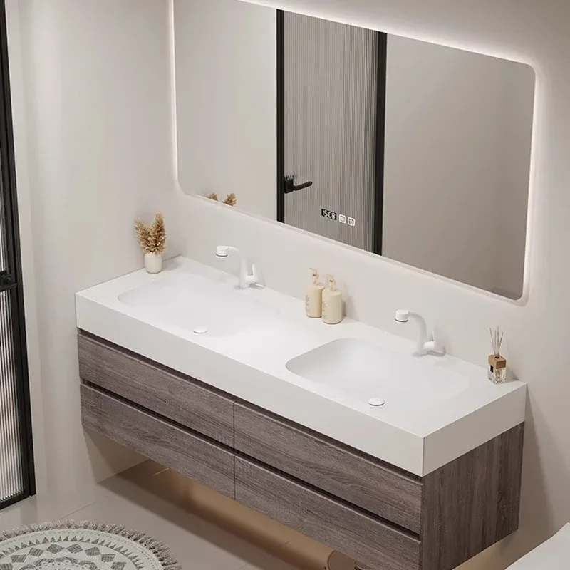 

Комбинированный шкаф для ванной комнаты, бесшовный шкаф для умывальника, туалетный столик для мытья туалета