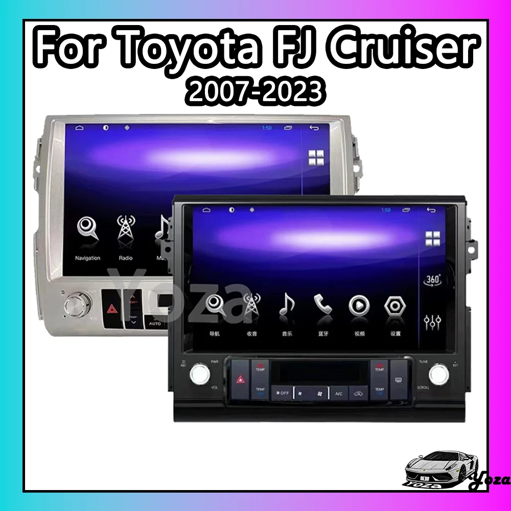 

Yoza Carplay Car Radio For Toyota FJ Cruiser 2007-2023 Android11 Touch Screen Multimedia Player GPS Navigation Stereo 4G 5G WIFI