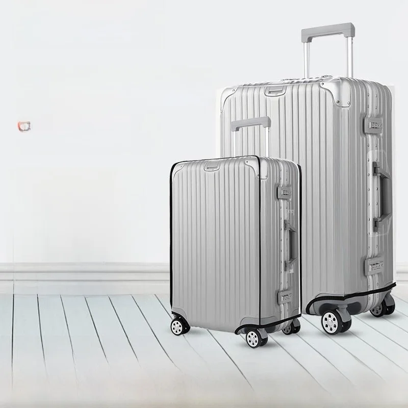Thickened Waterproof Transparent Luggage Cover Protective Sleeve for Travel Suitcase Wear Resistant Dustproof Bag for Busines...