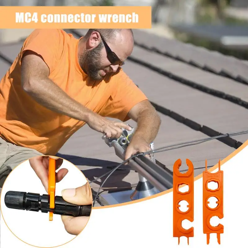 Imagem -03 - Chaves Chaves para Conectores Solares Montagem Fácil de Usar Conectores Mc4 Ferramenta de Conector