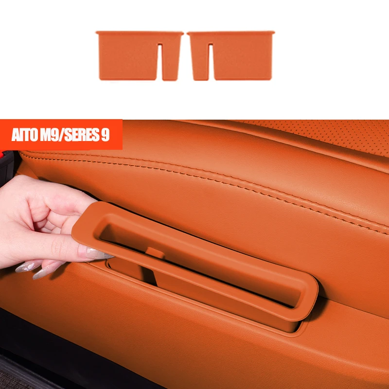 

For SERES 9 AITO M9 2024 2025 Second Row Seat Side Silicone Storage Pad Interior Accessories
