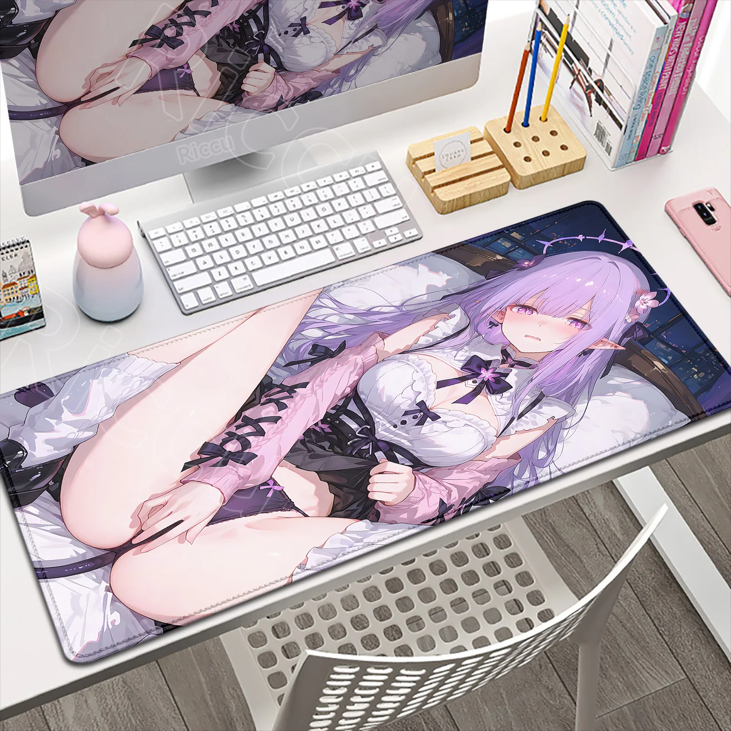 

Beautiful Castorice Mouse Pad XXL Table Tablet Deak Mat Gaming PC Sexy Girl Mousepad Non-slip Game Honkai Star Rail Keyboard Pad