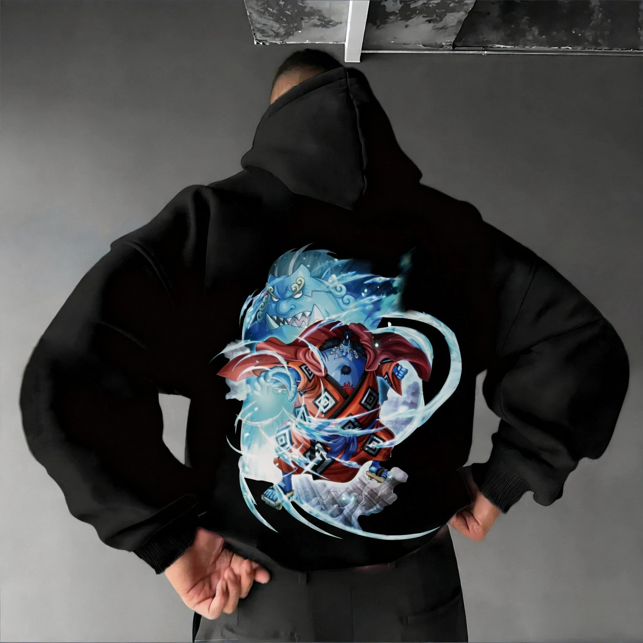 ワンピース ルフィ アニメプリント ルーズフーディーは、2025年冬に男女向けのファッショナブルな純綿スウェットシャツです。