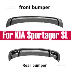 For KIA Sportager SL ABS Plastic ABS Front+Rear Bumper Cover Trim 2010 2011 2012 2013 2014 2015 2016 2017
