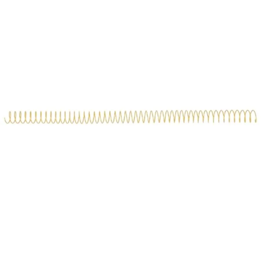 

100Pcs 14. 3mm Spiral Binding Coils 115 Sheet Capacity 4 : 1 Pitch 48 Rings 360 Degree Rotation Applicable for Letter Size Pape