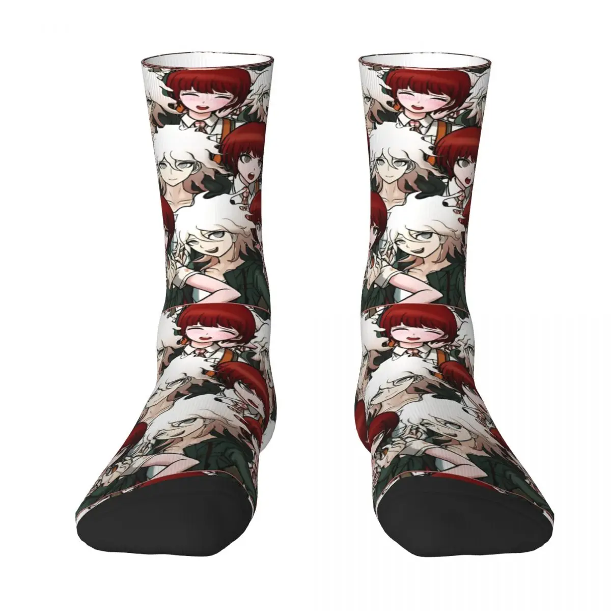 Nagito Komaeda Mahiru Koizumi Socks Funny Stockings Men Soft Breathable Cycling Socks Winter Printed Anti Sweat Socks