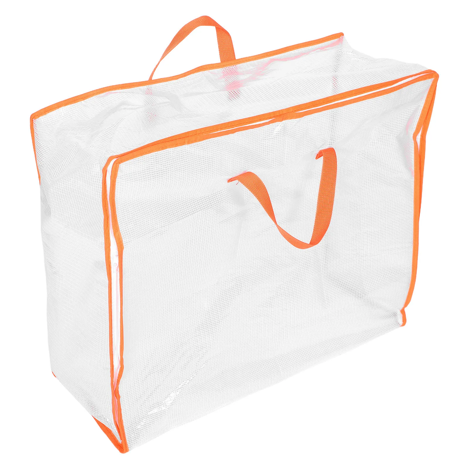 Waterproof Large Capacity Foldable Storage Bag Transparent PVC Organizer for Car Trunk Quilts and Clothes