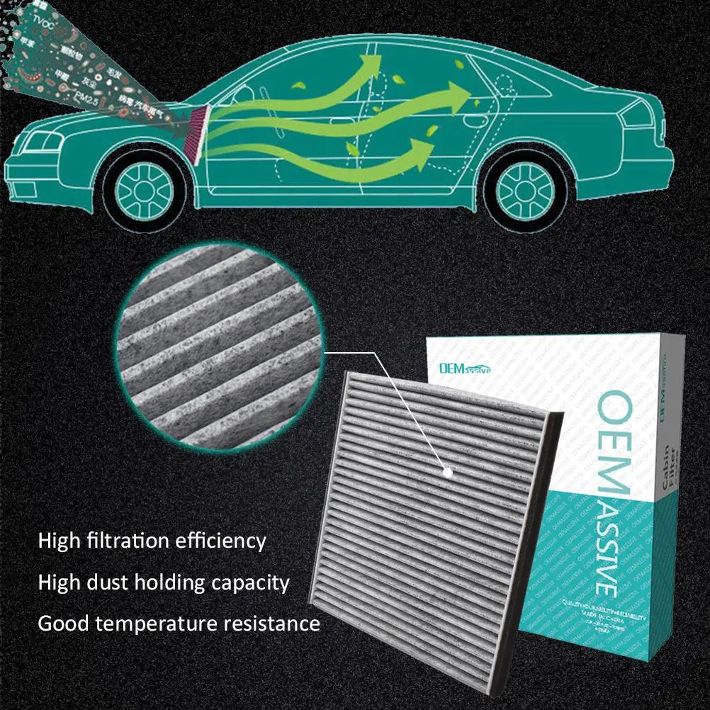 Car Cabin Air Filter For Lexus RX330 GX470 Toyota Solara Sienna Prius FJ Cruiser Celica Camry Avalon 87139-33010 87139-YZZ03