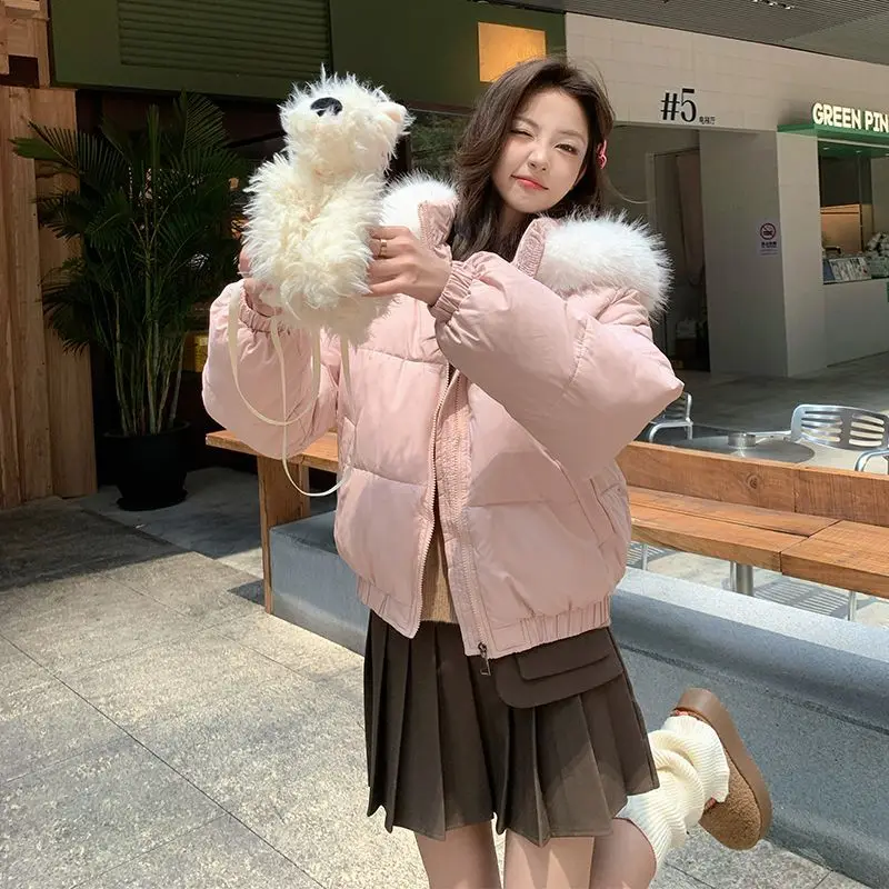 اليابانية Kawaii كم طويل سترات Harajuku الكرتون الدب المرأة سستة البلوز الحلو عادية المرقعة 2025 الخريف