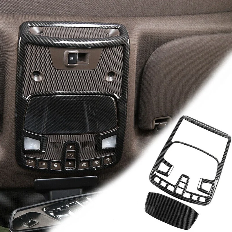 Front Reading Light Lamp Panel Trim Cover For Ford F150 F-150 2015 2016 2017 2018 2019 2020 Interior Accessories ,ABS