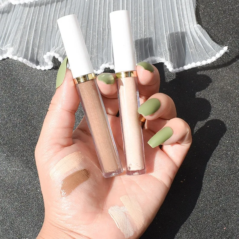 Corretivo líquido de 4 cores para cobrir marcas de acne, olheiras pretas, sardas, hidratante, longa duração, alta cobertura, cosméticos para manchas