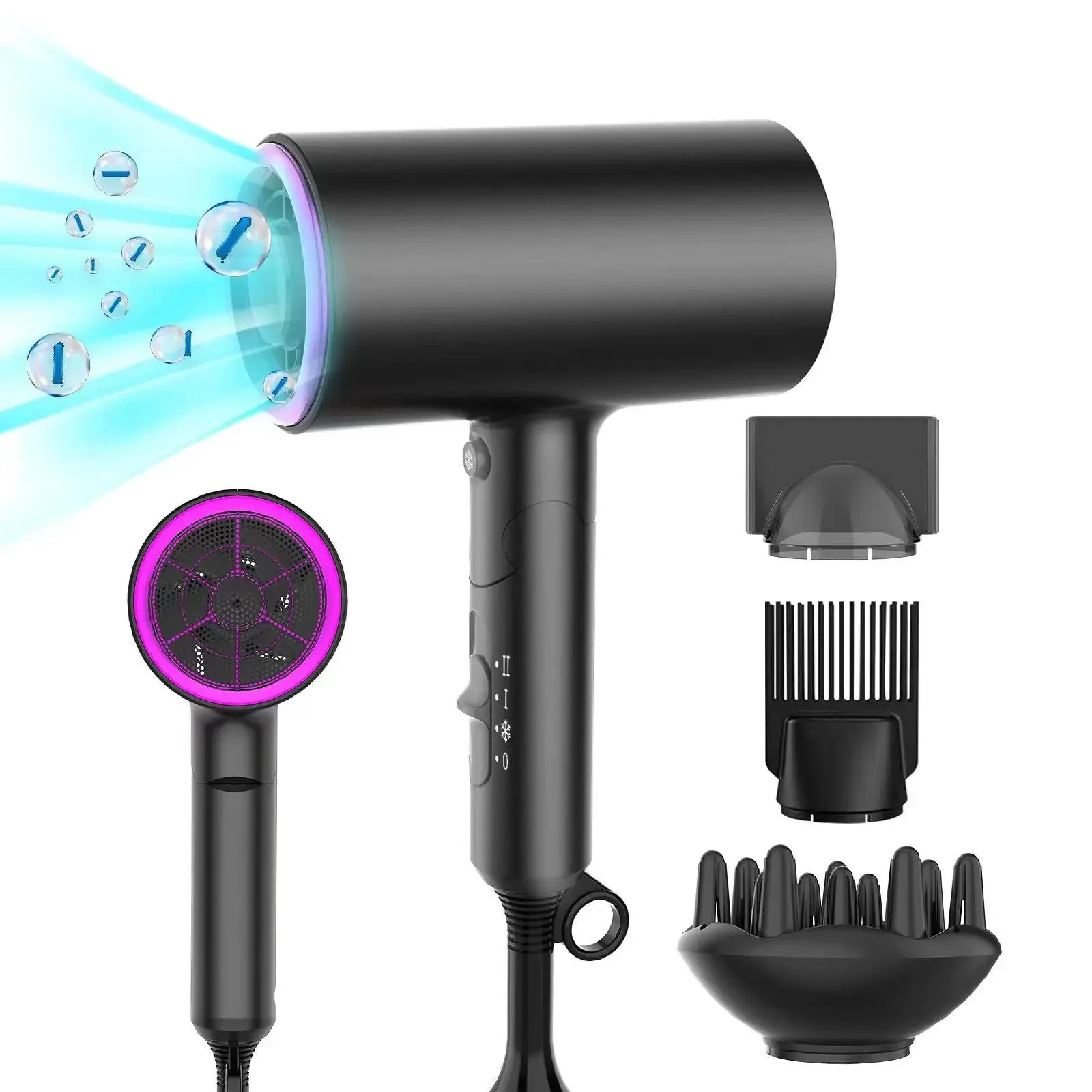 Upgraded New Design Luxury Good Quality Mini Sale Travel Portable Salon Blow Professional Foldable Hair Dryer with Diffuser