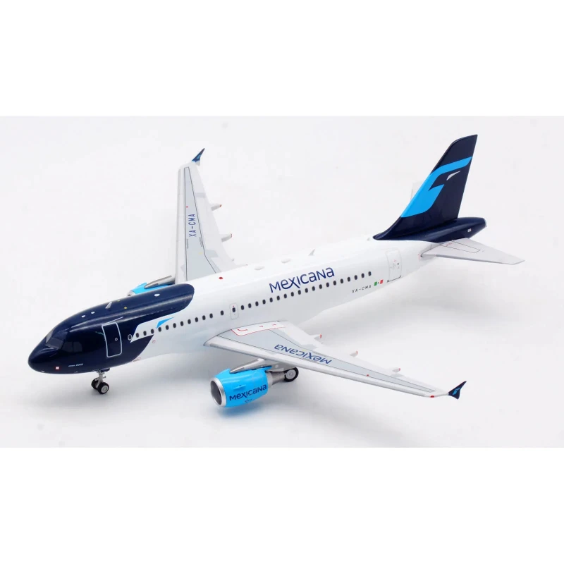 

New 1:200 Diecast Alloy Plane INFLIGHT Mexicana Airlines Airbus A319 Aircraft Jet Model XA-CMA Collection Display Gifts Fans