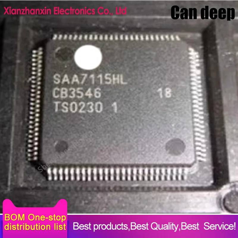 1PCS/LOT  SAA7115HL SAA7115 QFP100 Video decoder chip