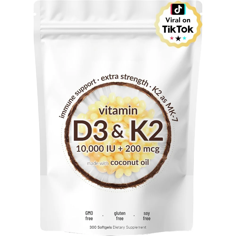 

Мягкие таблетки с витамином D3 10000 IU, 500 мягких гелевых таблеток (поставка 500 дней), иммунитетные витамины, поддерживает функцию мышц, здоровье суставов,