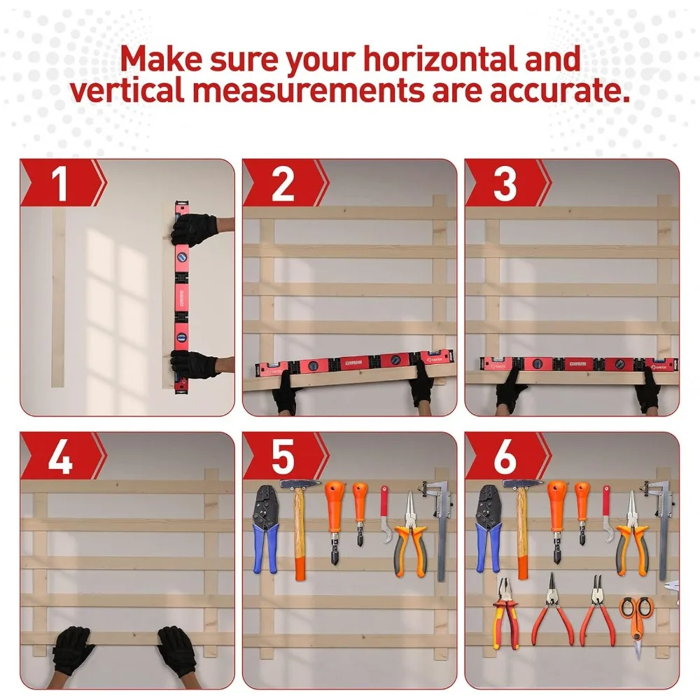 Multi-function Foldable Level, 28-Inch Multi-Angle Measurement Woodworking Tools,Precise Leveling In Any Position,Save Your