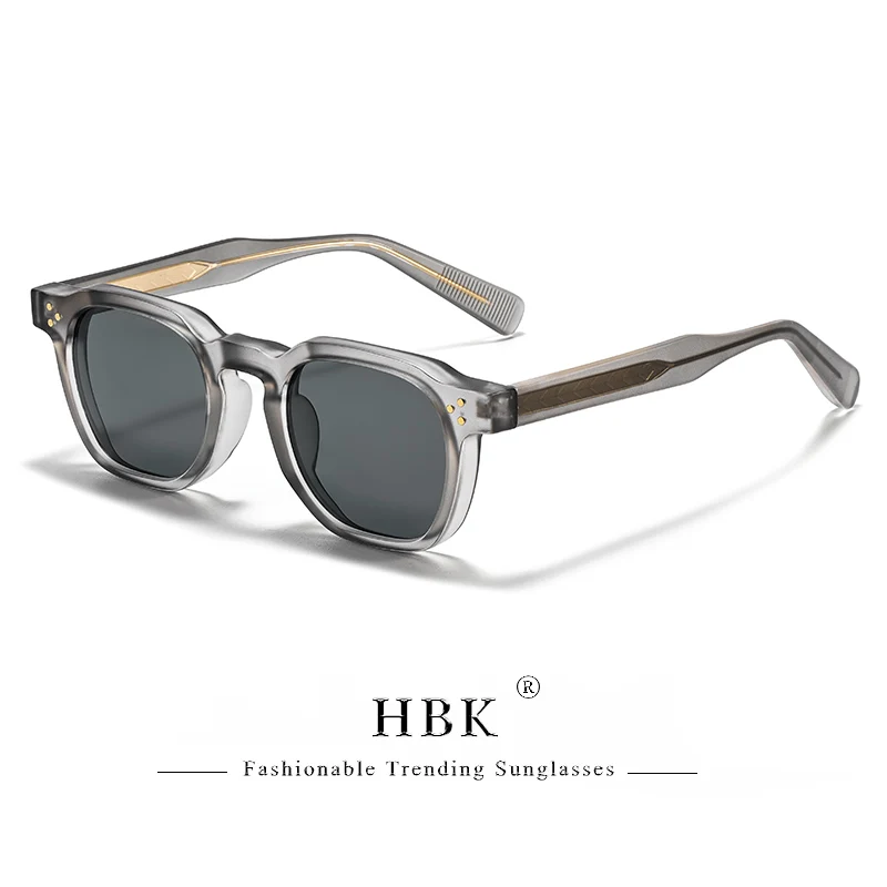 Lot de Lunettes de Soleil Carrées Rétro HBK 8