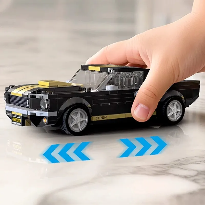 Technische GT350H Supercar 1:24 Sportmodel Autoset, Raceauto's Bouwstenen Kits 285PCS Bouwstenen Baksteen Speelgoed Kindercadeau