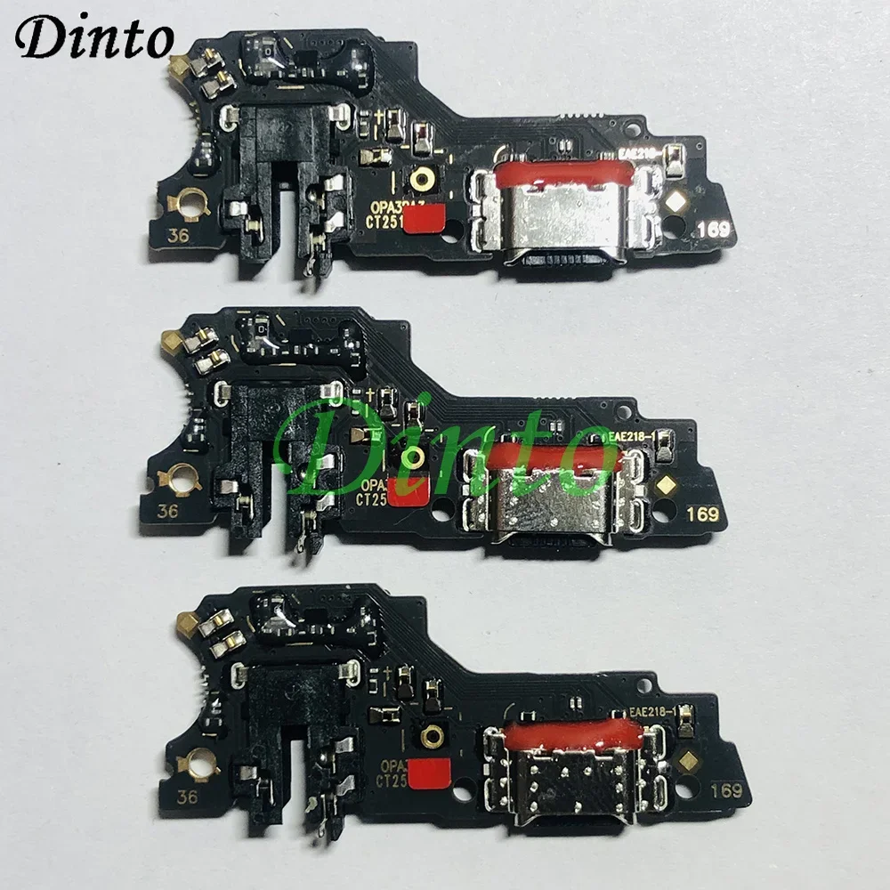 USB Charging PCB Dock Plate For OPPO A32 A53 2020 Charger Board Connector Port Flex Cable Microphone Tail Plug Phone Parts