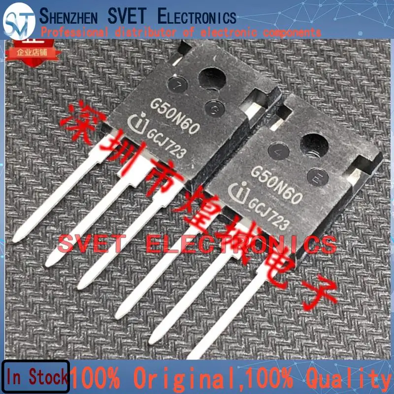 10PCS-50PCS  G50N60  TO-247 IGBT 600V 50A   Original In Stock Fast shipping