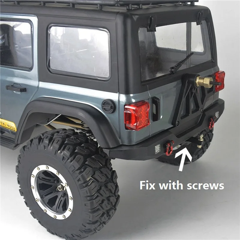 AS96-2X 금속 트레일러 견인 후크 마운트 1/10 YK4102 1/8 YK4082 Yikong RC 크롤러 자동차 업그레이드 부품 액세서리