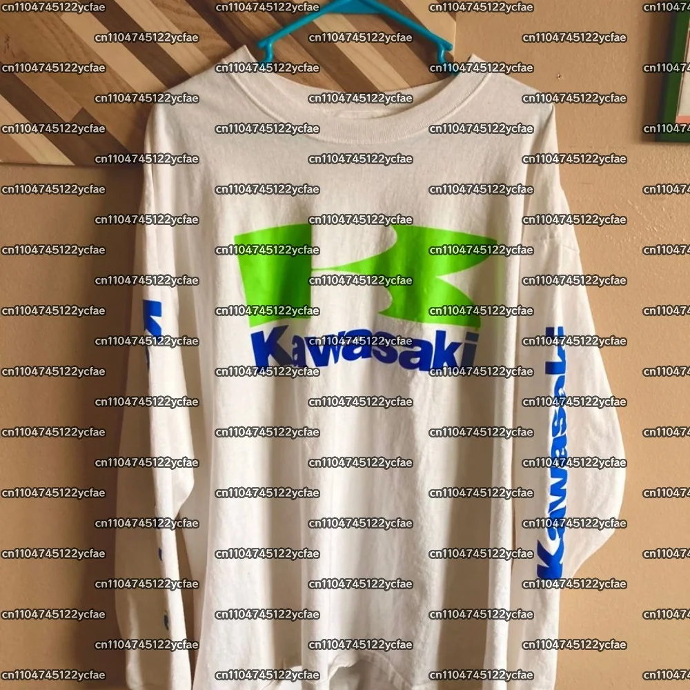 

Осень 2025: мужская простая повседневная футболка Kawasaki с круглым вырезом и короткими рукавами, дышащий, быстросохнущий, удобный спортивный топ на открытом воздухе