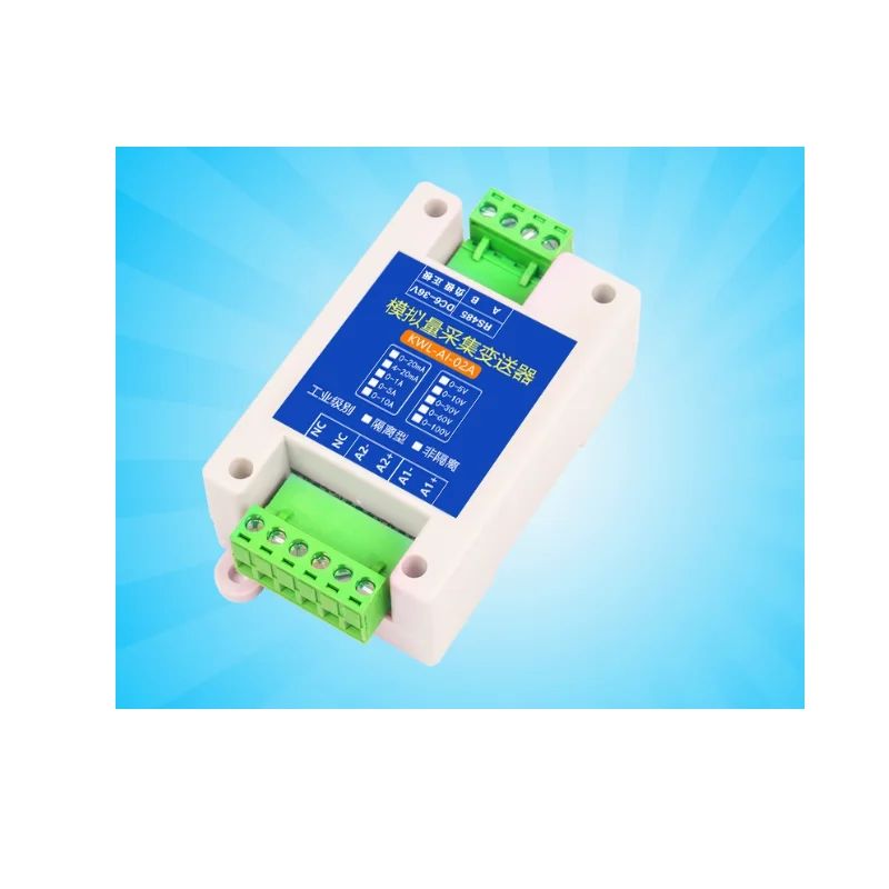 

2/4/8 channel analog signal acquisition Modbus voltage and current conversion RS485 module 5V/10V/30V/20mA industrial grade
