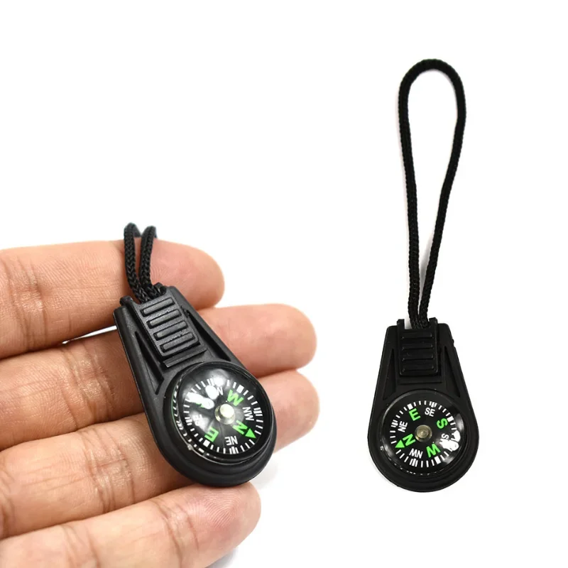 1pc Mini Compass with Keychain for Outdoor Camping Hiking Hunting Survival Kit Backpack Decorations Adventure Riding Multi Tools