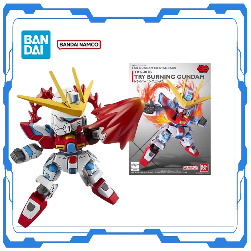 

Bandai Genuine Gundam Anime Model Action Figure SDEX TRY BURNING Gundam TBG-0IIB Collection Model Action Figure for Toys Gifts