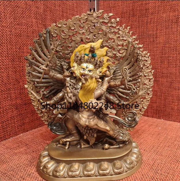 15CM Tibet Hayagriva Buddha Copper Statue