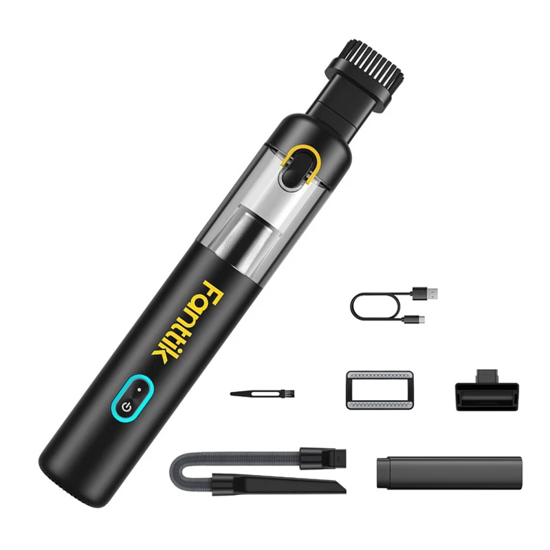 

Fanttik Slim V8 Mate Cordless Car Vacuum Suction Power 12000Pa, Portable Mini Vacuum with Flexible Hose and Pet Brush