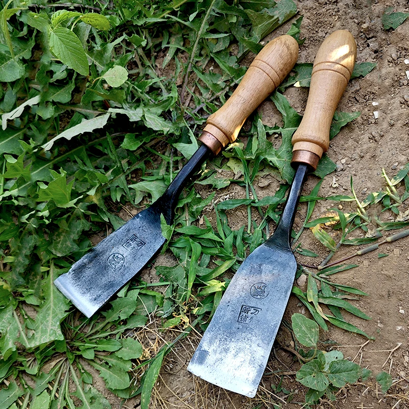 

Handmade Forging Integrated Garden Flat Shovel Garden Outdoor Flower Planting Shovel Thickened Camping Portable Spade Hand Tool