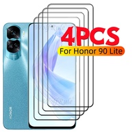 1/2/3/4pcs For Huawei Honor 90 Lite Glass Honor 90 Lite Tempered Glass Full Cover Glue 9H HD For Screen Protector Honor 90 Lite