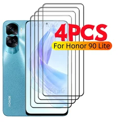 1/2/3/4 sztuk dla Huawei Honor 90 Lite Glass Honor 90 Lite Szkło hartowane Pełna osłona Klej 9H HD Dla ochraniacza ekranu Honor 90 Lite