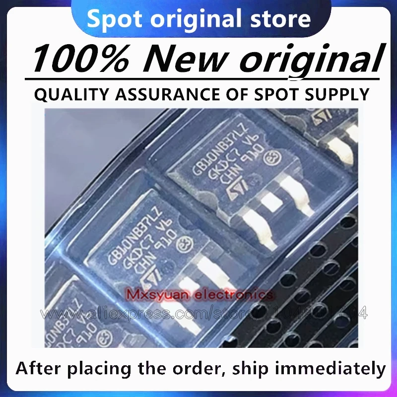 10pcs/lot GB10NB37LZ STGB10NB37LZ STGB10NB37LZT4 TO-263 100% New Spot Stock