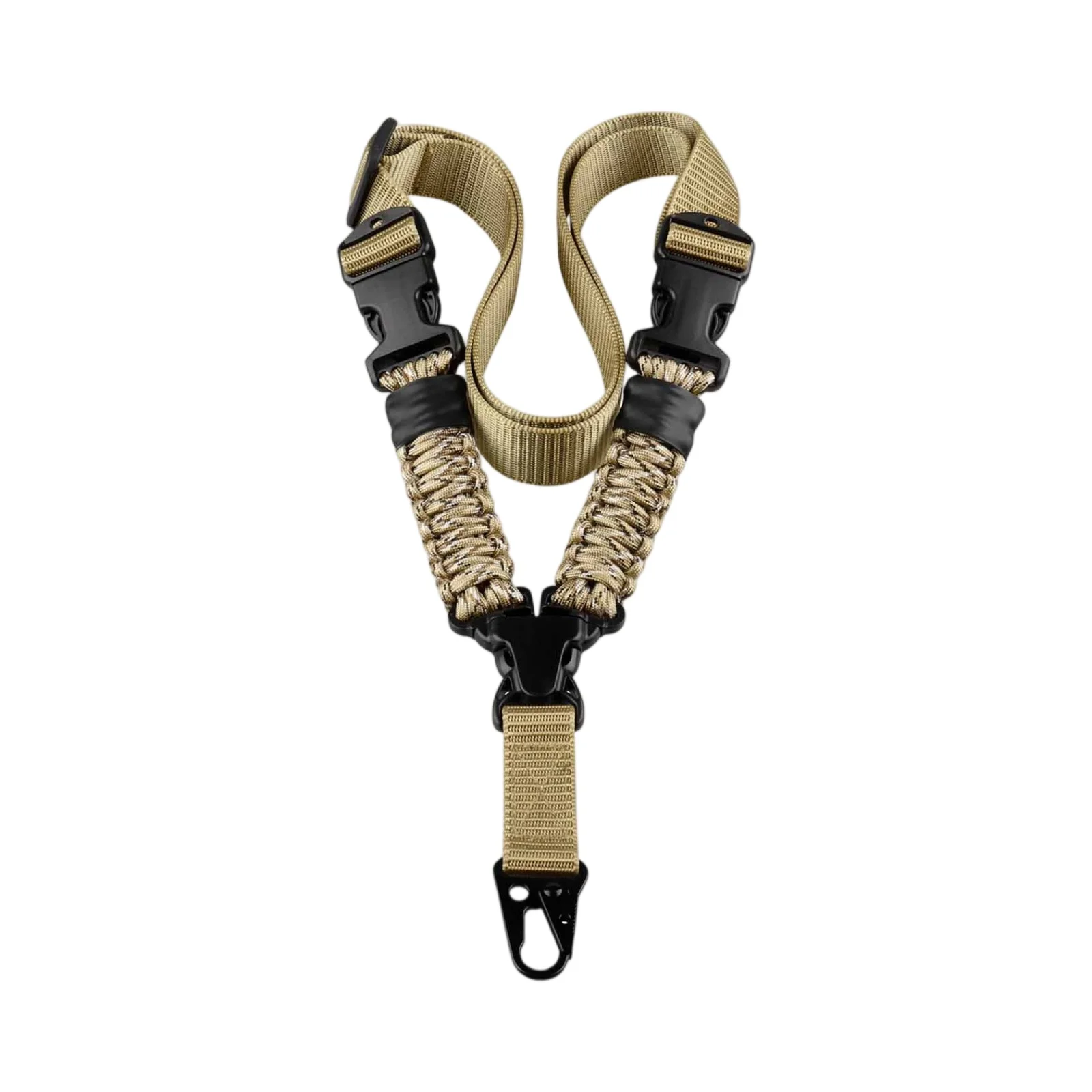 Nylon Rifle Webbed Vertical Single-point Rope Hunting Quick Adjustment Length Paracord Outdoor Multifunctional Tactical Harness