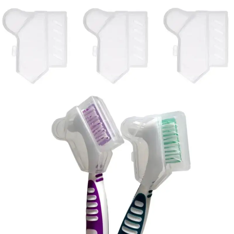 1/3pcs Dental Brush Protector Covers Breathable With Vent Holes Portable Dental Brush Head Storage Case Home Or Travel